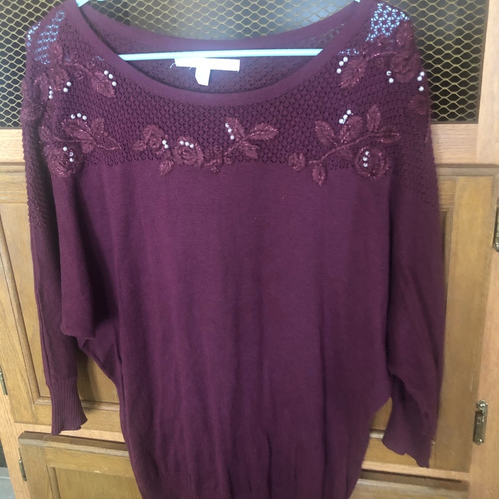 Purple Lauren Conrad Sweater